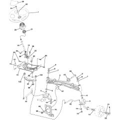 McCulloch M185-107TC - 96051011600 - 2013-06 - Steering Parts Diagram