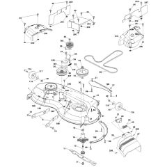 McCulloch M185-117T - 96041029701 - 2013-01 - Mower Deck - Cutting Deck Parts Diagram