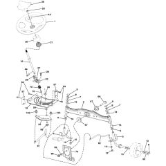McCulloch M185-117T - 96041033800 - 2013-05 - Steering Parts Diagram