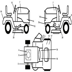 McCulloch M19542H - 96041011800 - 2010-03 - Decals Parts Diagram
