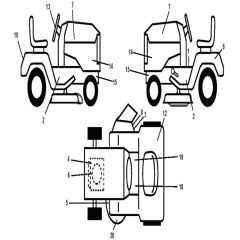 McCulloch M200107H - 96041014100 - 2010-03 - Decals Parts Diagram