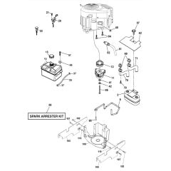McCulloch M200107H - 96041014100 - 2010-03 - Engine Parts Diagram