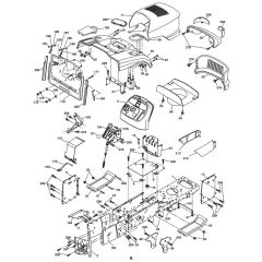 McCulloch M200107HRB - 96061022800 - 2009-04 - Chassis & Enclosures Parts Diagram