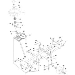 McCulloch M200107HRB - 96061022801 - 2010-03 - Steering Parts Diagram