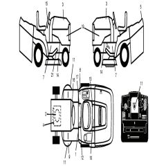 McCulloch M200107HRB - 96061022803 - 2010-10 - Decals Parts Diagram