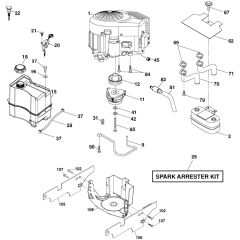 McCulloch M200117H - 96041006500 - 2008-01 - Engine Parts Diagram