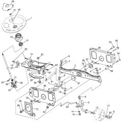 McCulloch M200117H - 96041006500 - 2008-01 - Steering Parts Diagram