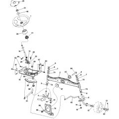 McCulloch M200117H - 96041006501 - 2010-03 - Steering Parts Diagram