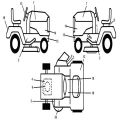 McCulloch M200117H - 96041006502 - 2010-07 - Decals Parts Diagram