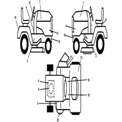 McCulloch M200117H - 96041006503 - 2010-11 - Decals Parts Diagram