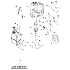 McCulloch M200117H - 96041022201 - 2011-05 - Engine Parts Diagram