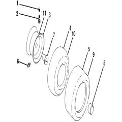 McCulloch M200117H - 96041022201 - 2011-05 - Wheels and Tyres Parts Diagram