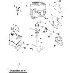 McCulloch M200117H - 96041022202 - 2012-01 - Engine Parts Diagram