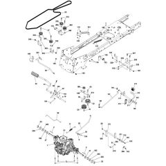 McCulloch M200-107TC - 96051006801 - 2013-01 - Drive Parts Diagram