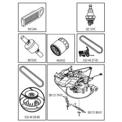 McCulloch M200-107TC - 96051006801 - 2013-01 - Frequently Used Parts Parts Diagram