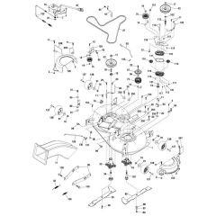 McCulloch M200-107TC - 96051006801 - 2013-01 - Mower Deck - Cutting Deck Parts Diagram