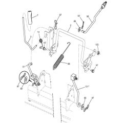 McCulloch M200-107TC - 96051006802 - 2013-07 - Mower Lift - Deck Lift Parts Diagram