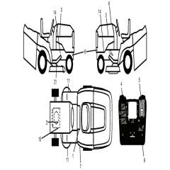 McCulloch M200-107TC - 96051006900 - 2014-06 - Decals Parts Diagram