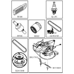 McCulloch M200-107TC - 96051006900 - 2014-06 - Frequently Used Parts Parts Diagram