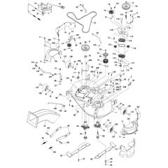 McCulloch M200-107TC - 96051006900 - 2014-06 - Mower Deck - Cutting Deck Parts Diagram
