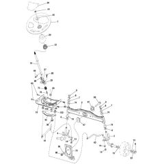 McCulloch M200-107TC - 96051006900 - 2014-06 - Steering Parts Diagram