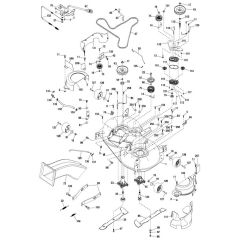 McCulloch M200-107TC - 96051006902 - 2016-01 - Mower Deck - Cutting Deck Parts Diagram