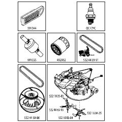McCulloch M200-107TC - 96051010100 - 2013-06 - Frequently Used Parts Parts Diagram