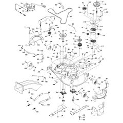 McCulloch M200-107TC - 96051010100 - 2013-06 - Mower Deck - Cutting Deck Parts Diagram