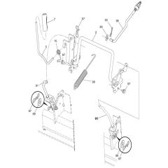 McCulloch M200-107TC - 96051011700 - 2013-06 - Mower Lift - Deck Lift Parts Diagram