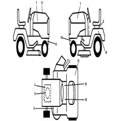 McCulloch M200-117T - 96041029800 - 2012-11 - Decals Parts Diagram