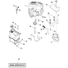 McCulloch M200-117T - 96041029800 - 2012-11 - Engine Parts Diagram