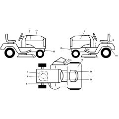 McCulloch M200-117T - 96041029801 - 2013-01 - Decals Parts Diagram
