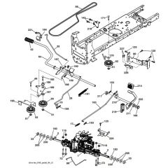 McCulloch M200-117T - 96041029801 - 2013-01 - Drive Parts Diagram