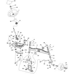 McCulloch M200-117T - 96041029801 - 2013-01 - Steering Parts Diagram