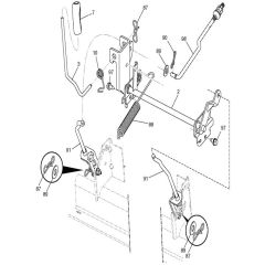 McCulloch M200-117T - 96041033900 - 2013-06 - Mower Lift - Deck Lift Parts Diagram