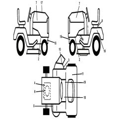 McCulloch M200-117T - 96041033901 - 2014-04 - Decals Parts Diagram