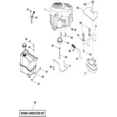 McCulloch M200-117T - 96041035700 - 2013-06 - Engine Parts Diagram