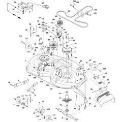 McCulloch M20-42T - 96042014501 - 2012-12 - Mower Deck - Cutting Deck Parts Diagram