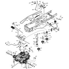 McCulloch M24-54T - 290840 - 2013-02 - Drive Parts Diagram
