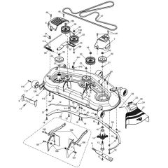 McCulloch M24-54T - 290840 - 2013-02 - Mower Deck - Cutting Deck Parts Diagram