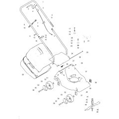 McCulloch M40-450 CP - 965969401 - 2009-01 - Product Complete Parts Diagram