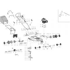 Cobra M40SPC - Lawn Mower Revised June 2020 Main Diagram