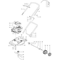 McCulloch M46-125 M - 96718840101 - 2016-01 - Product Complete Parts Diagram