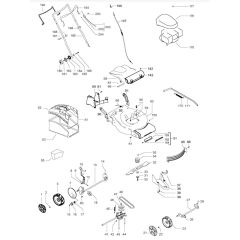 McCulloch M46-125 R - 96762170101 - 2017-01 - Product Complete Parts Diagram