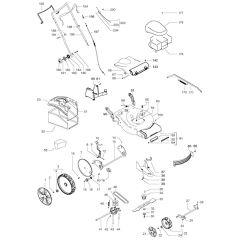 McCulloch M46-125 WR - 96724010106 - 2017-01 - Product Complete Parts Diagram