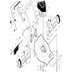 McCulloch M51-140F - 96141027101 - 2013-10 - Frame Parts Diagram