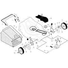 McCulloch M51-190WF - 2015-01 - Drive Parts Diagram
