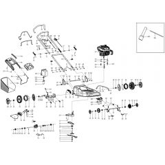 Cobra M51SPC - Lawn Mower Revised June 2020 Main Diagram