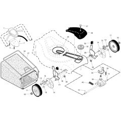 McCulloch M53-190AWFEPX - 96141028100 - 2013-02 - Drive Parts Diagram
