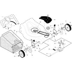McCulloch M53-190AWFEPX - 96141028103 - 2015-12 - Drive Parts Diagram